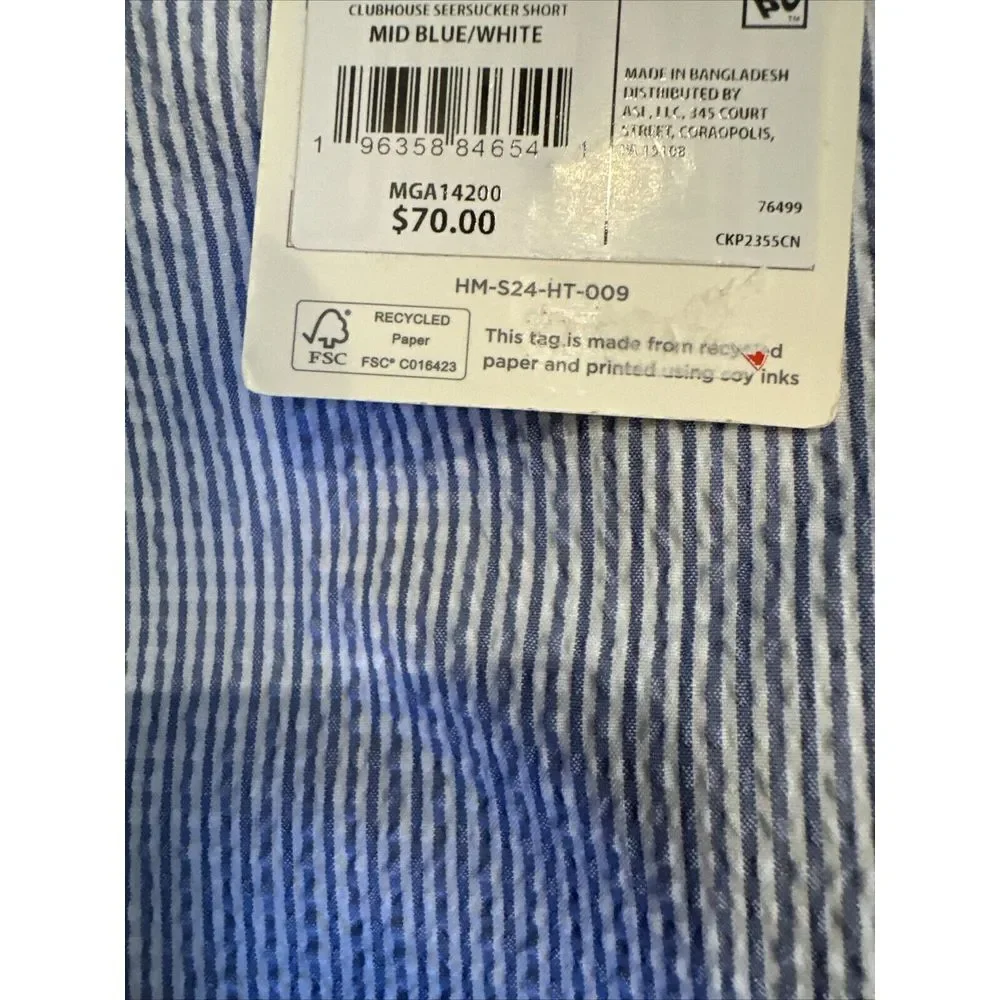 Walter Hagen Shorts Men's Blue Striped 9